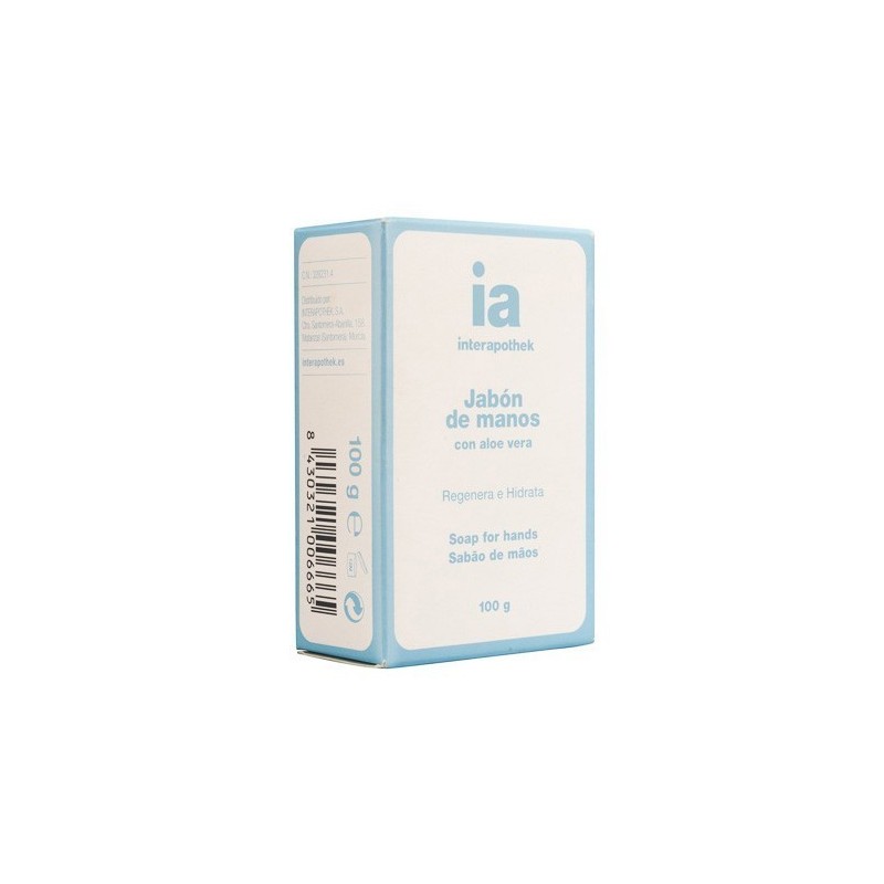 Interapothek jabón manos aloe vera en pastilla 100g Interapothek - 1