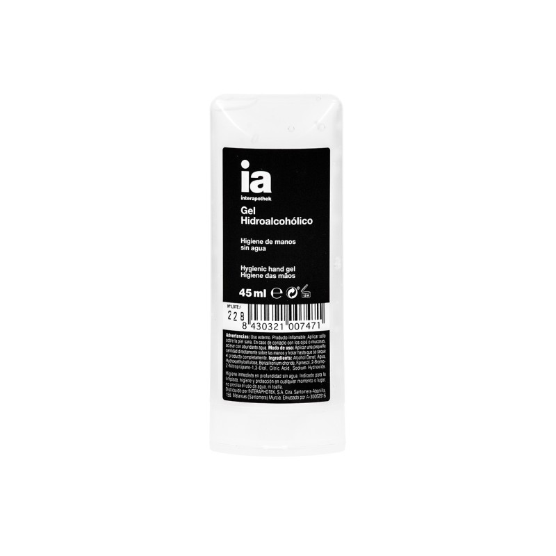Interapothek gel hidroalcohólico 45ml Interapothek - 1