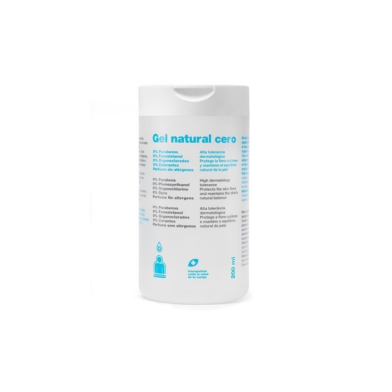 Interapothek gel de baño natural cero 200ml Interapothek - 1