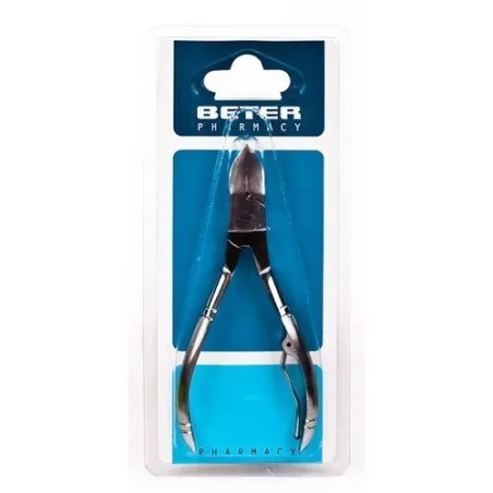 Alicates de u&ntilde;as curvo inoxidable beter Beter - 1