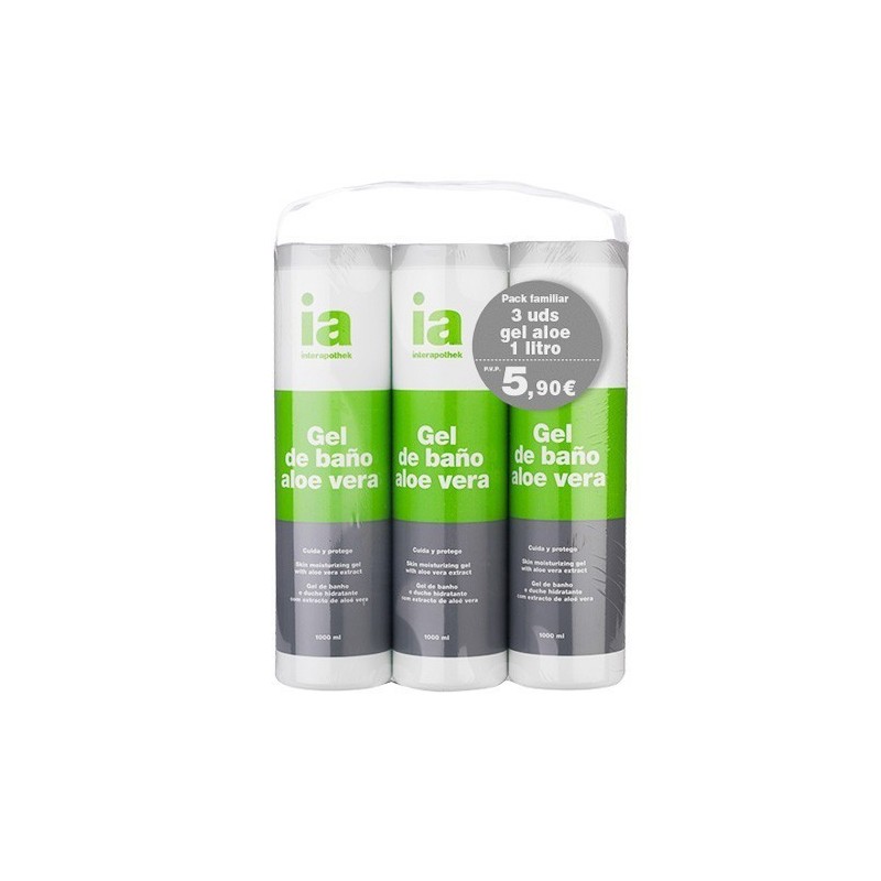Interapothek gel aloe vera 3x1000ml Interapothek - 1