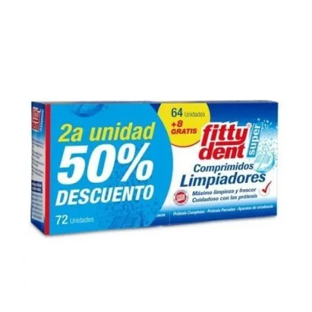 Fittydent limpiador 72 pack 2&ordf; ui 50 % Fittydent - 1