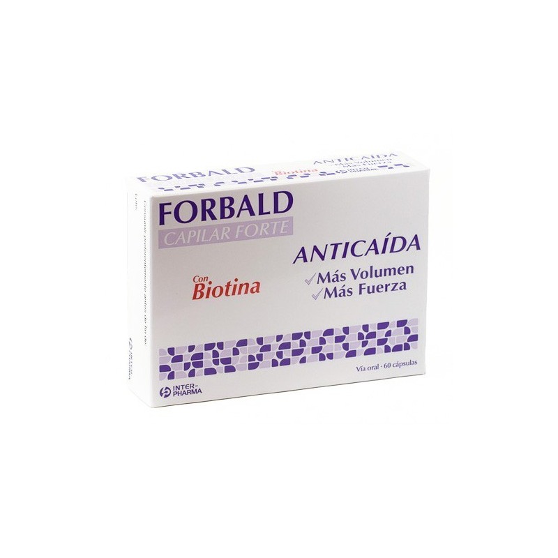 Forbald capilar forte 60 capsulas Forbald - 1