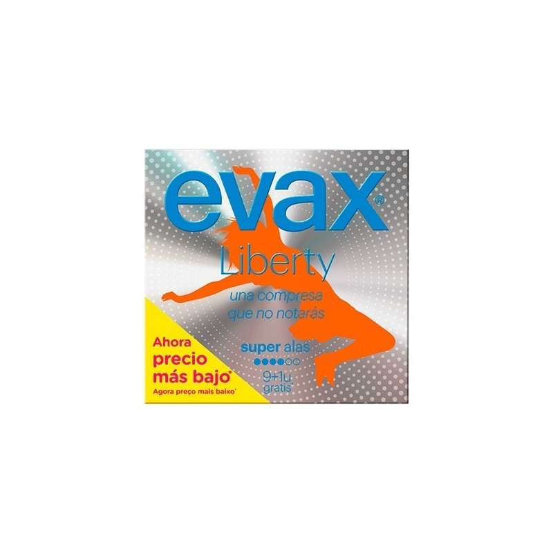 Evax compresas liberty super alas 9+1 uds Evax - 1