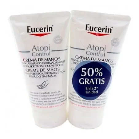 Eucerin atopicontrol duplo manos 2&ordf; 50% Eucerin - 1