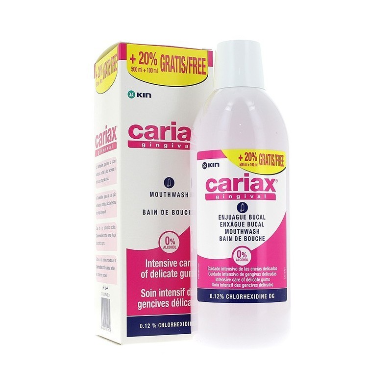 Kin cariax gingival enjuague 500ml+100ml Kin - 1