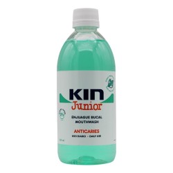 Kin junior enjuague bucal menta 500ml Kin - 1