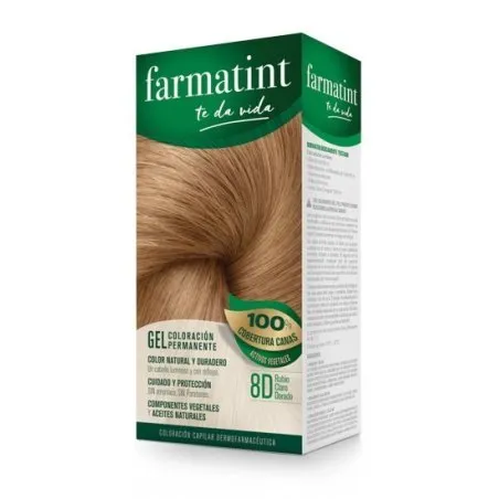 Farmatint 8d rubio claro dorado 130 ml. Farmatint - 1
