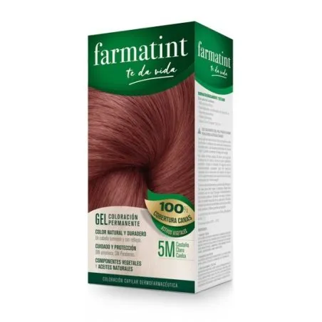 Farmatint 5m casta&ntilde;o claro caoba 130 ml. Farmatint - 1