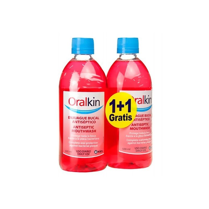 Oralkin enjuague 500ml pack 2x1 Kin - 1
