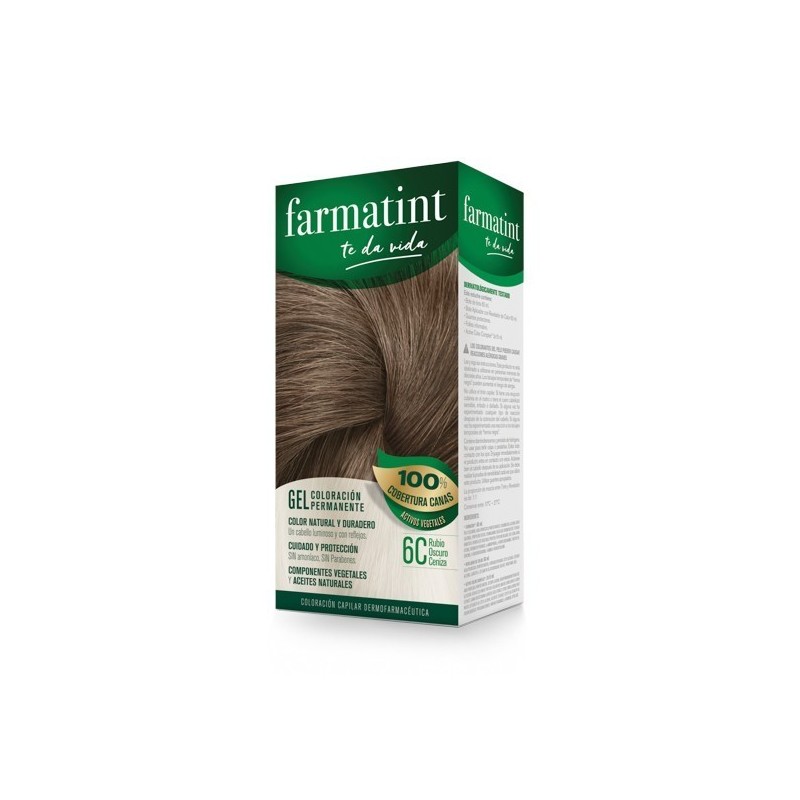 Farmatint 6c rubio oscuro ceniza 130 ml. Farmatint - 1
