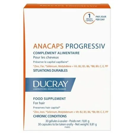 Ducray anacaps progressiv 30 c&aacute;psulas Ducray - 1