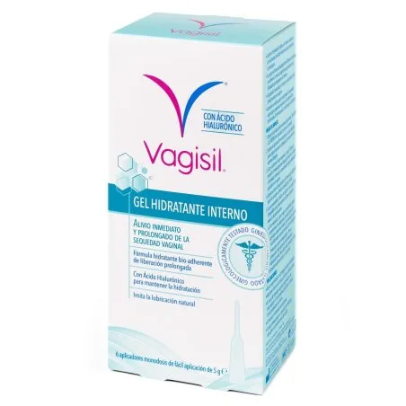 Vagisil &iacute;ntima gel hidratante interno 6ud x 5g Vagisil - 1
