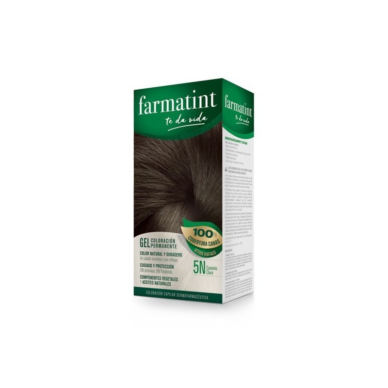 Farmatint 5n castaño claro 130 ml. Farmatint - 1