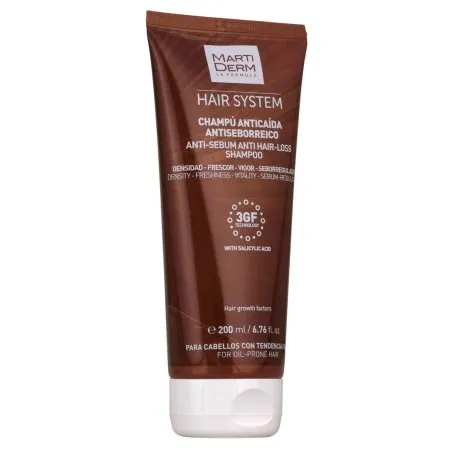 Martiderm hair system champ&uacute; antica&iacute;da antiseborreico 200 ml Martiderm - 1