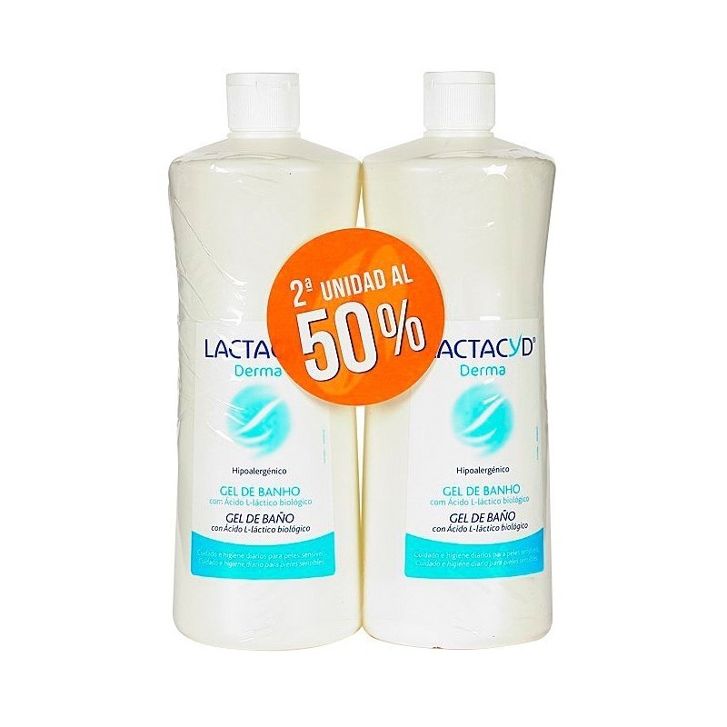 Lactacyd derma 1 litro x 2u 2ªu 50%dto Lactacyd - 1