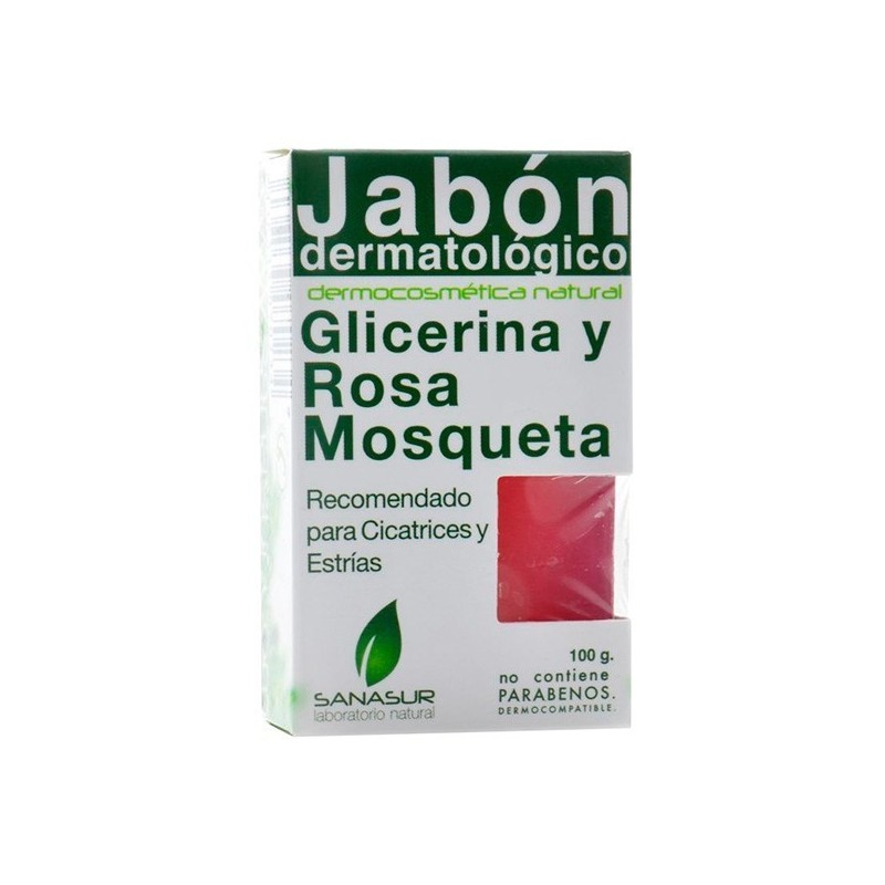 Sanasur jabón glicerina rosa mosqueta100sanasur Sanasur - 1