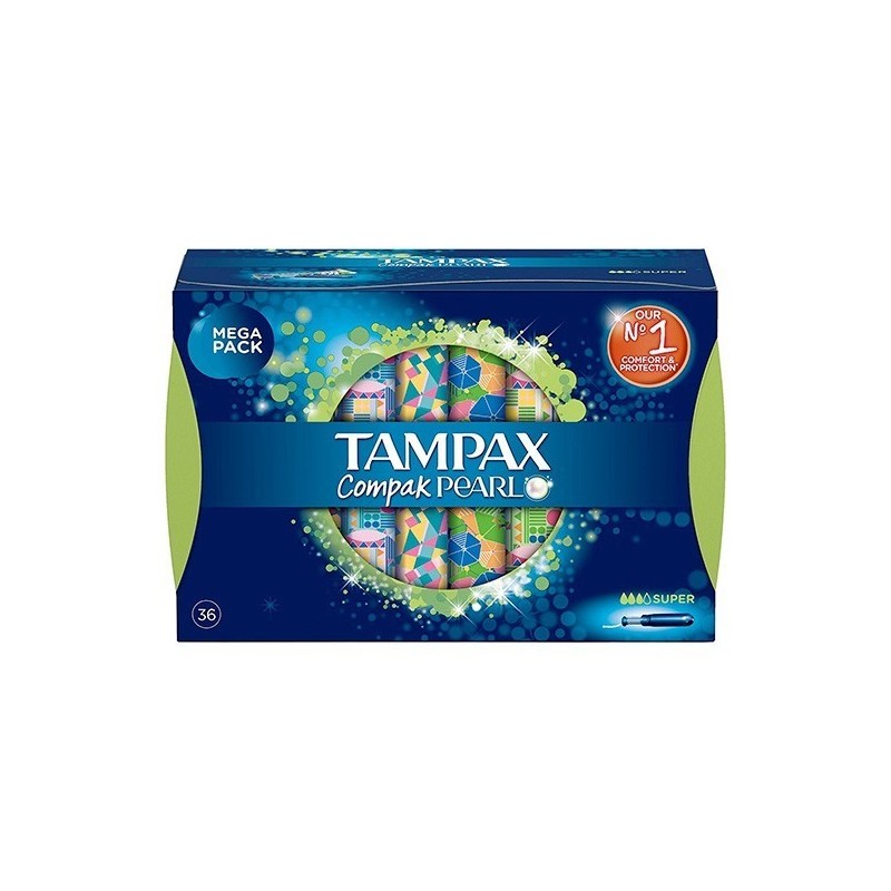 Tampax compak tampones pearl super 36u Tampax - 1