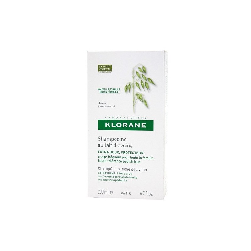 Klorane champú leche de avena 200ml Klorane - 1