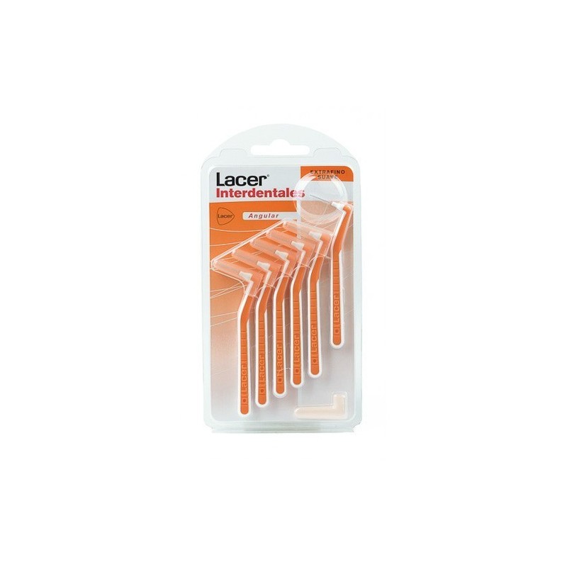 Lacer cepillo interdental extrafino angular suave 6uds Lacer - 1