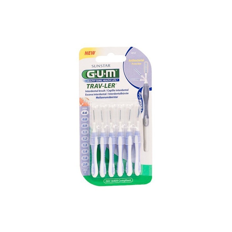 Gum cepillo interdental travler 1312 0,6 Gum - 1