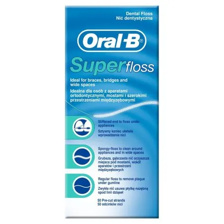 Oral-b seda dental superfloss 50 metros Oral-B - 1