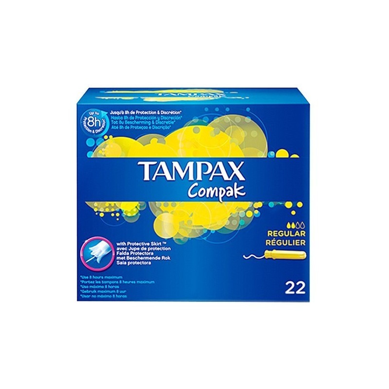 Tampax tampones compak regular 22u Tampax - 1