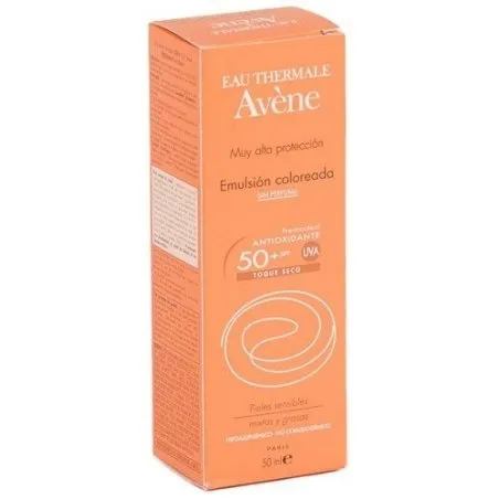 Avene emulsi&oacute;n color 50+ sin perfume 50ml Avene - 1