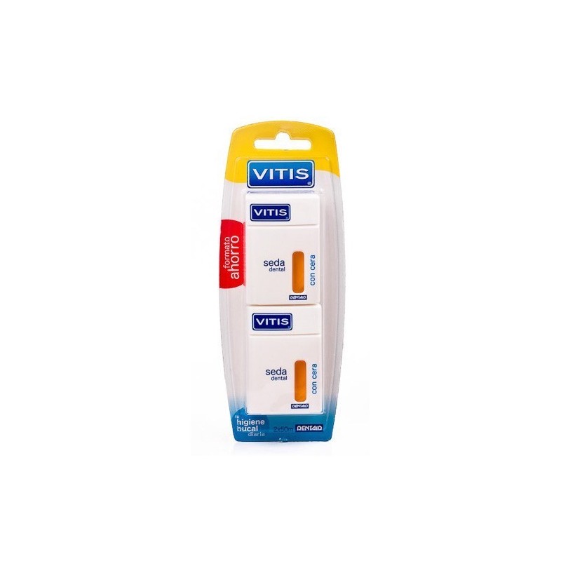 Vitis seda dental con cera duplo Vitis - 1