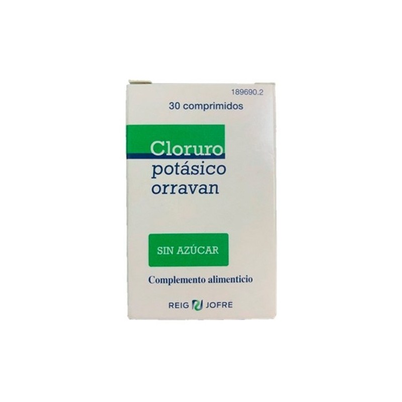 Cloruro potasico sin azucar 30 comprimidos Forte Pharma - 1