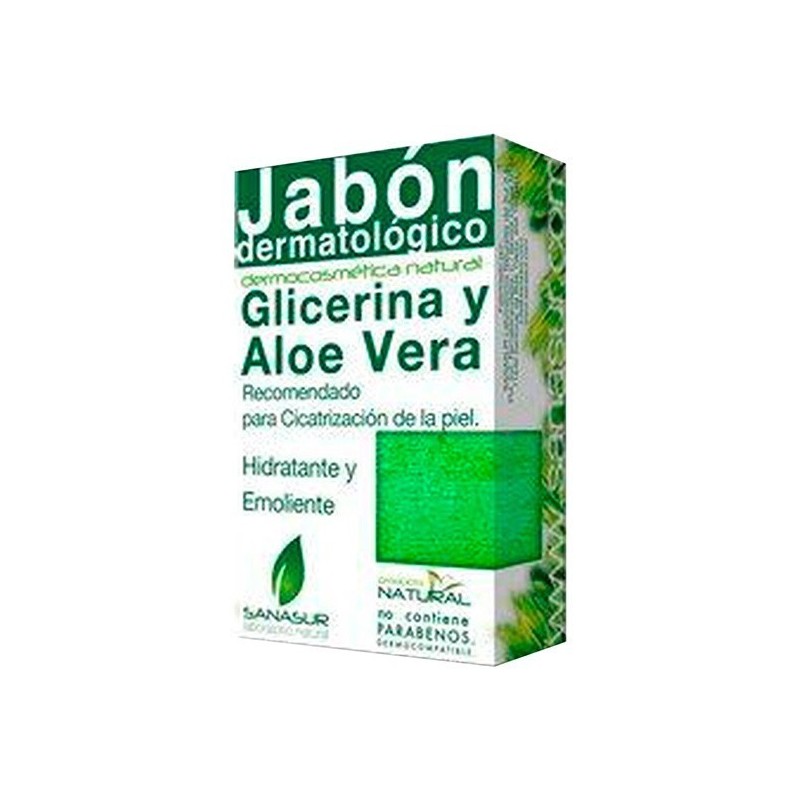 Sanasur jabón glicerina y aloe vera 100g Sanasur - 1