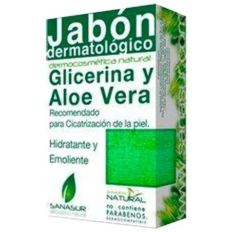 Sanasur jab&oacute;n glicerina y aloe vera 100g Sanasur - 1