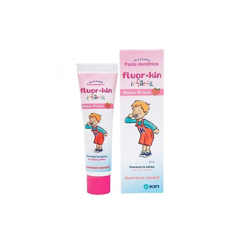 Fluorkin pasta infantil fresa 50 ml. Fluorkin - 1