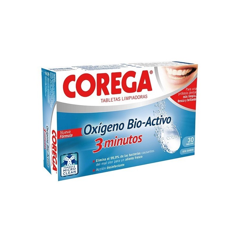 Corega 3 minutos tabs 30 tabletas Corega - 1