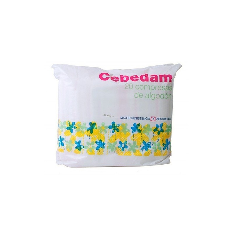Cebedam compresas de algodon 20 uds Cebedam - 1