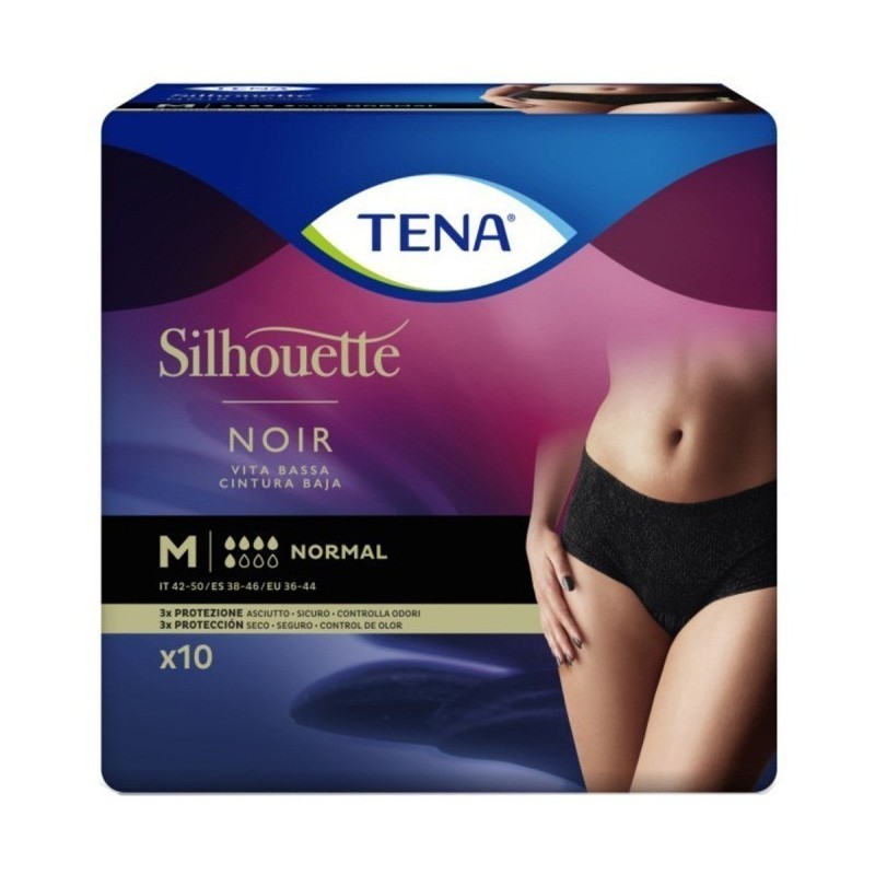 Tena silhoutte negro cint. baja t/m 10u Tena - 1