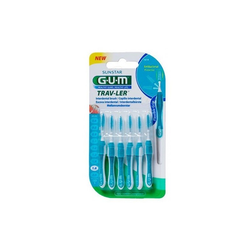 Gum cepillo interdental travler 1614 1,6 Gum - 1