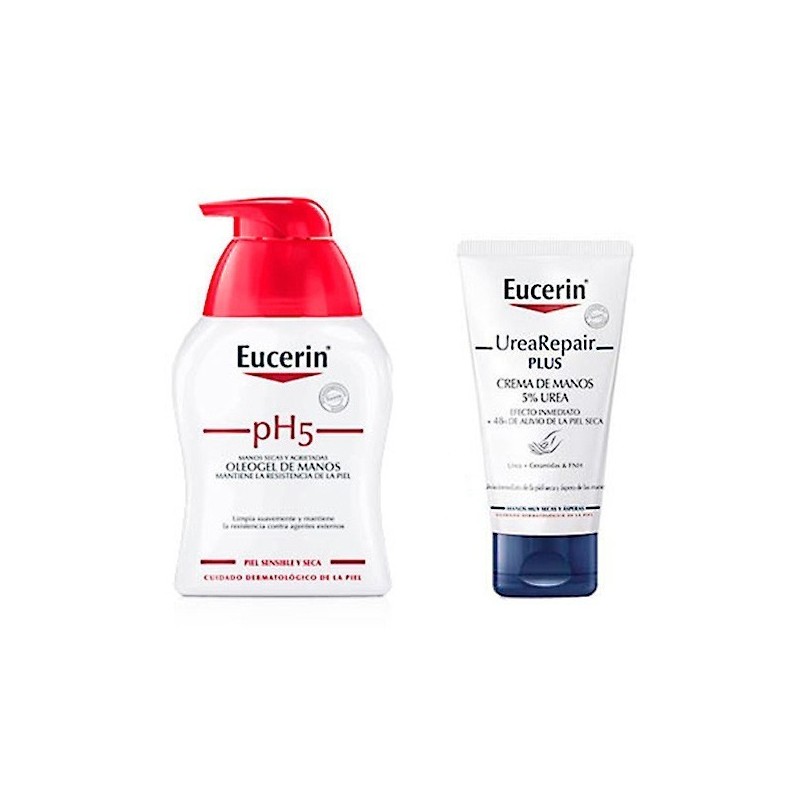 Eucerin oleogel+cr.manos urea pack Eucerin - 1