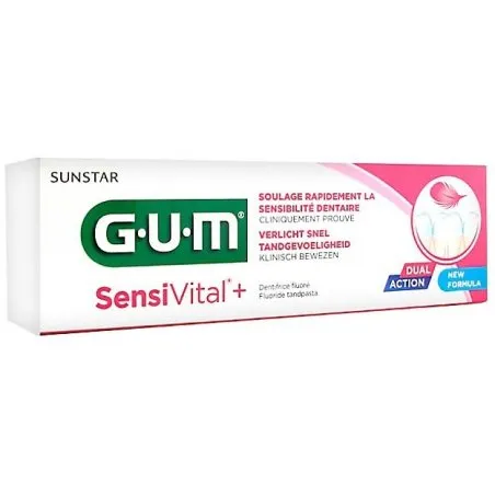 Gum sensivital+gel dentrifico 75ml Gum - 1