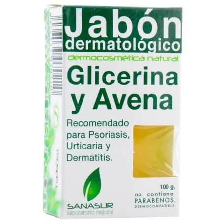 Sanasur jab&oacute;n glicerina y avena 100g Sanasur - 1