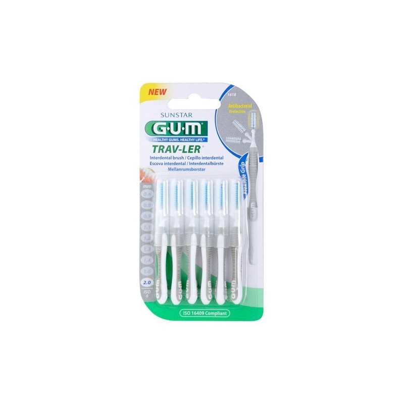 Gum cepillo interdental travler 1618 2mm Gum - 1