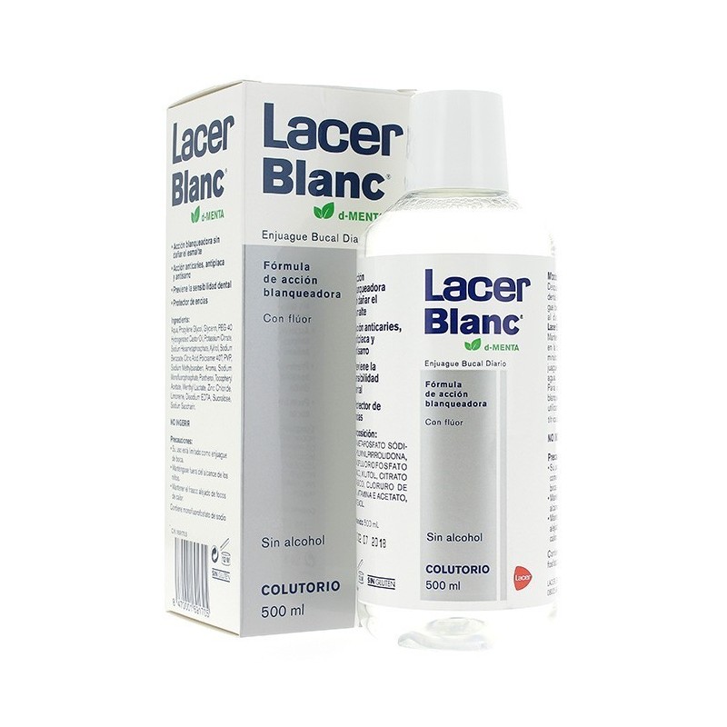 Lacer blanc colutorio menta 500ml Lacer - 1