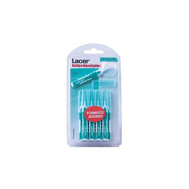 Lacer cepillo interdental recto extrafino 10uds Lacer - 1