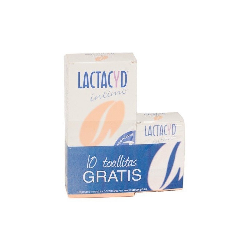 Lactacyd intimo gel 400ml+10 toallitas Lactacyd - 1
