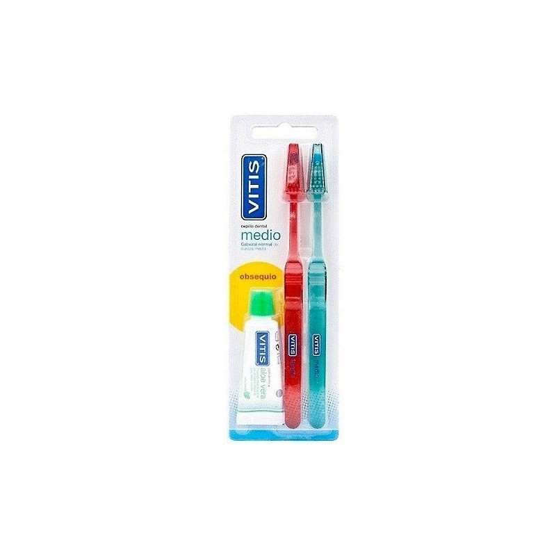 Vitis pack cepillo suave + pasta 15ml Vitis - 1