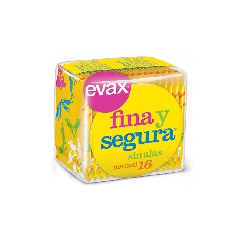 Evax compresas fina y segura alas normal 12 und Evax - 1