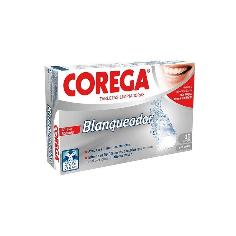Corega blanqueador 30 tabletas Corega - 1