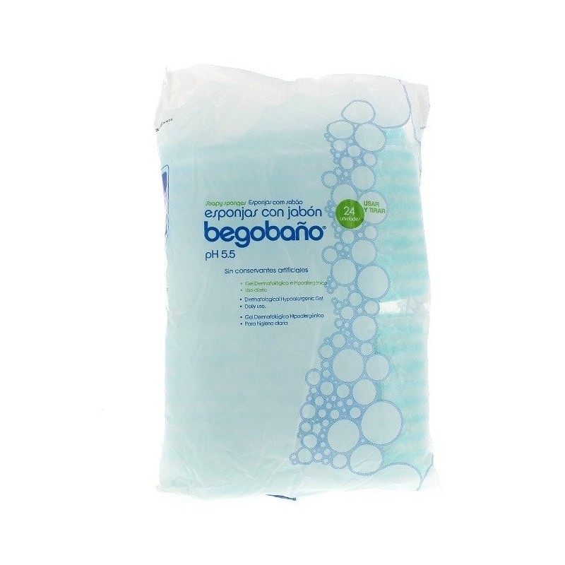 Begobaño esponja jabonosa 100 gr 24 uds Begobaño - 1