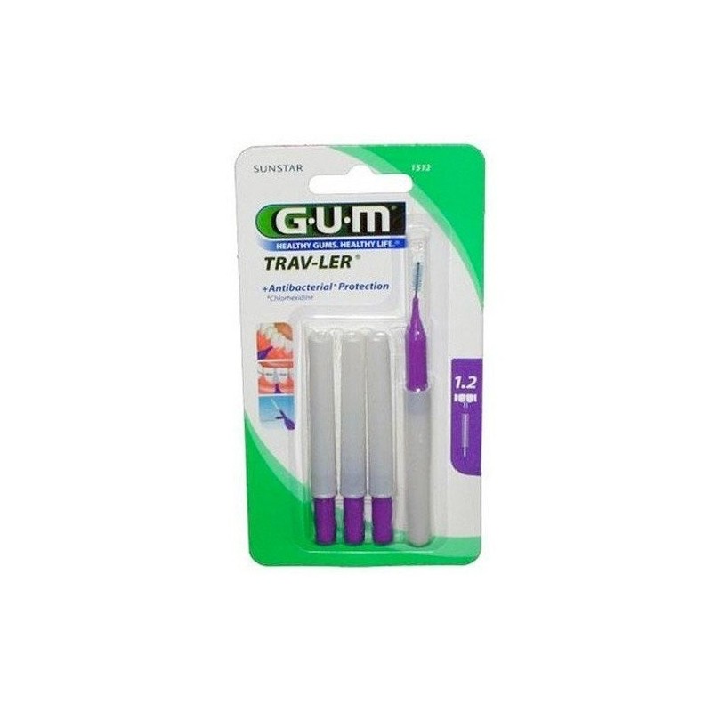 Gum cepillo interdental travler 1512 1,2 Gum - 1
