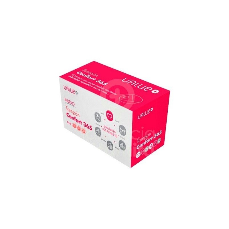 Dialfarma value tampon confort 365 3 tampones Dialfarma - 1